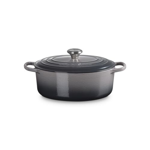 Le Creuset gietijzeren ovale braadpan 29 cm / 4.7 liter - flint