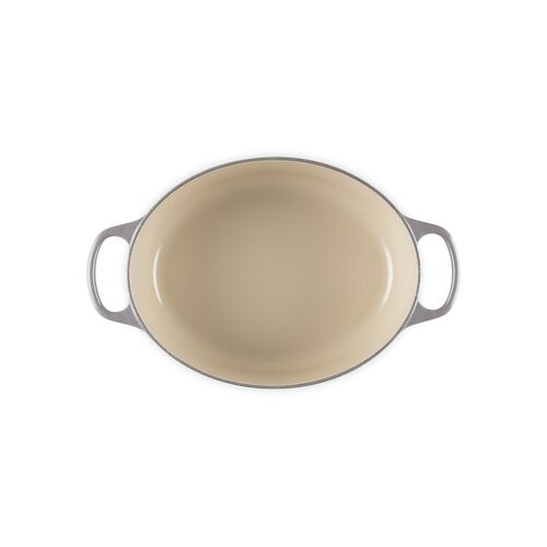 Le Creuset gietijzeren ovale braadpan 29 cm / 4.7 liter - flint
