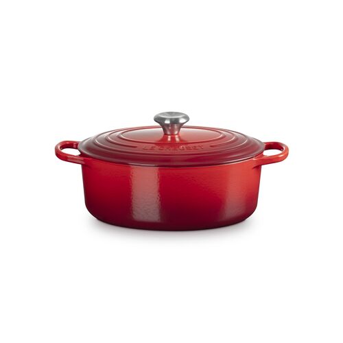 Le Creuset gietijzeren ovale braadpan - 29 cm / 4.7 liter - kersenrood
