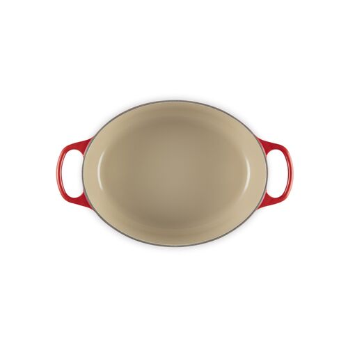 Le Creuset gietijzeren ovale braadpan - 29 cm / 4.7 liter - kersenrood