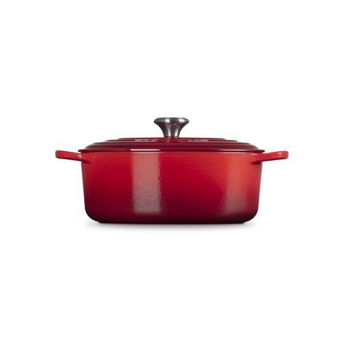 Le Creuset gietijzeren ovale braadpan - 29 cm / 4.7 liter - kersenrood