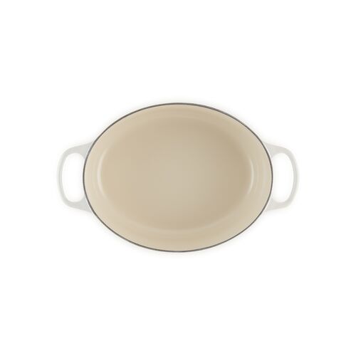 Le Creuset gietijzeren ovale braadpan - 29 cm / 4.7 liter - meringue