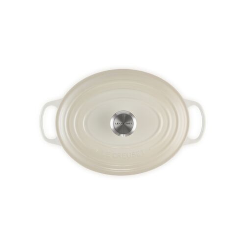 Le Creuset gietijzeren ovale braadpan - 29 cm / 4.7 liter - meringue