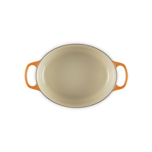 Le Creuset gietijzeren ovale braadpan - 29 cm / 4.7 liter - oranjerood