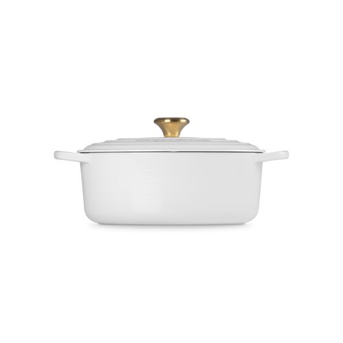 Le Creuset gietijzeren ovale braadpan - 29 cm / 4.7 liter - wit