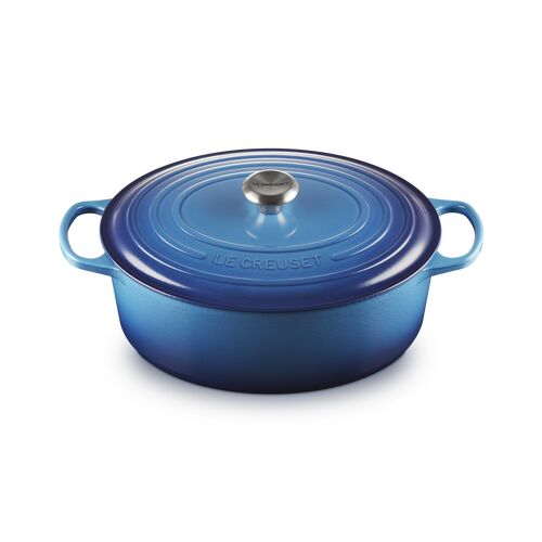 Le Creuset gietijzeren ovale braadpan 33 cm / 7.5 liter - azure