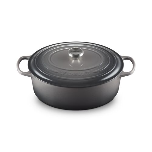 Le Creuset gietijzeren ovale braadpan - 33 cm / 7.5 liter - flint