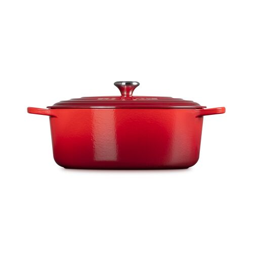 Le Creuset gietijzeren ovale braadpan 33 cm / 7.5 liter - kersenrood