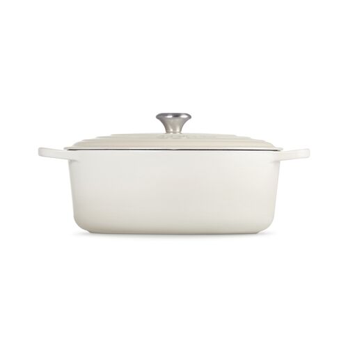 Le Creuset gietijzeren ovale braadpan - 33 cm / 7.5 liter - meringue