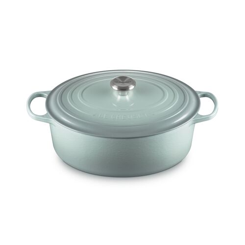 Le Creuset gietijzeren ovale braadpan - 33 cm / 7.5 liter - sea salt