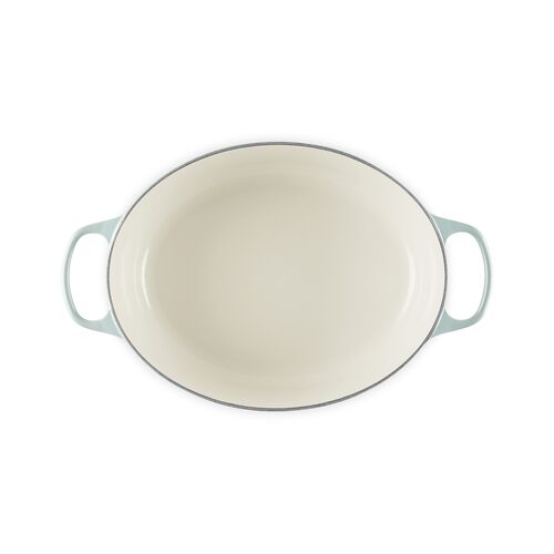 Le Creuset gietijzeren ovale braadpan - 33 cm / 7.5 liter - sea salt