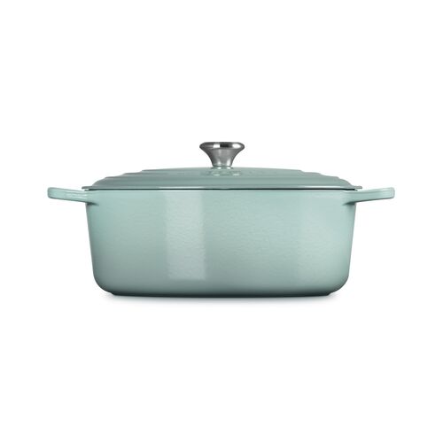 Le Creuset gietijzeren ovale braadpan - 33 cm / 7.5 liter - sea salt