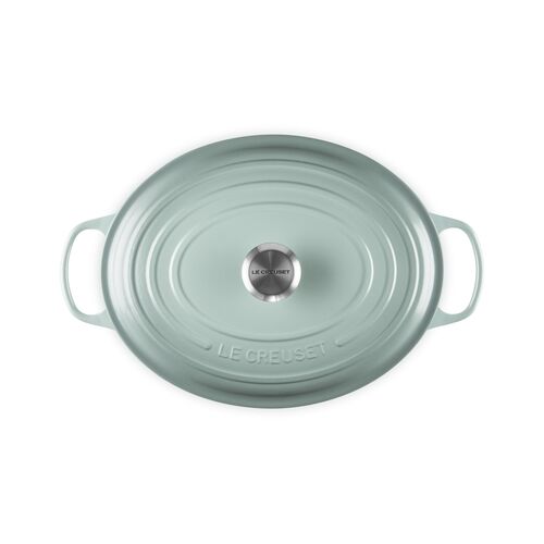 Le Creuset gietijzeren ovale braadpan - 33 cm / 7.5 liter - sea salt