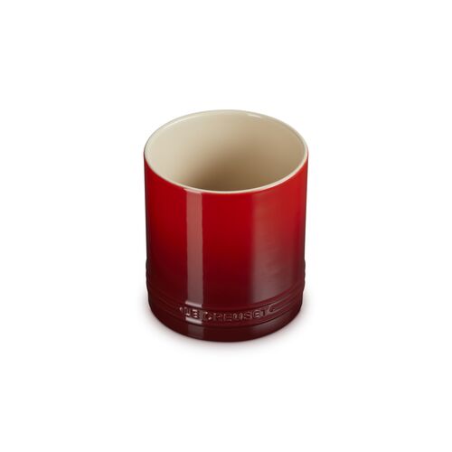 Le Creuset aardewerken signature spatelpot - kersenrood