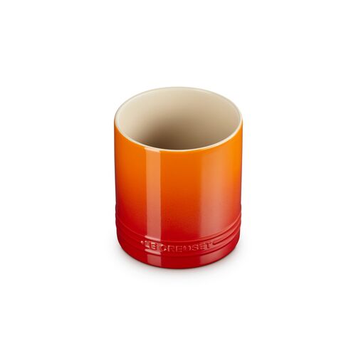 Le Creuset aardewerken signature spatelpot - oranjerood